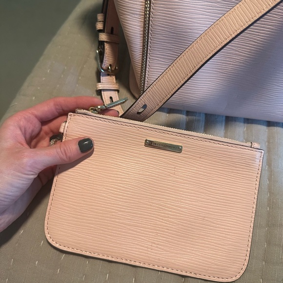 Rebecca Minkoff Light Pink Handbag and Pouch - Picture 5 of 5